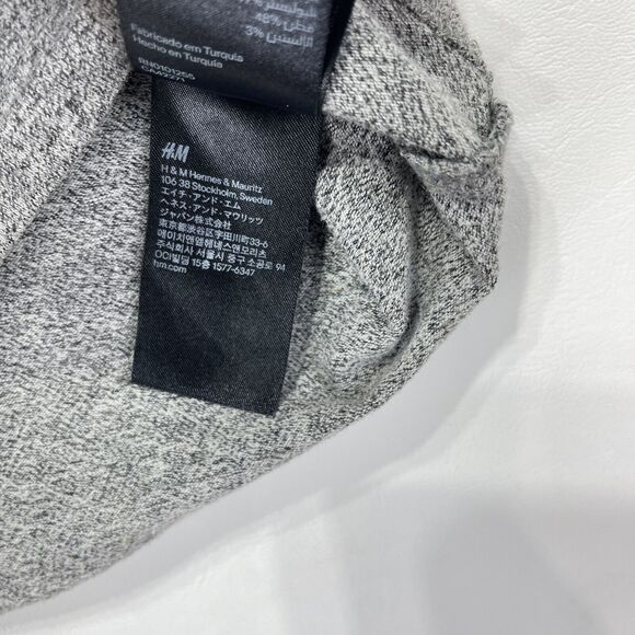 HM Women Medium Cropped Shirt Gray J'aimeles Mauvais Garcons - Picture 13 of 13